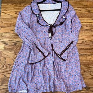 Free People bell sleeve dress